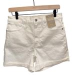 Madewell High-Rise Denim Shorts – White Photo 7