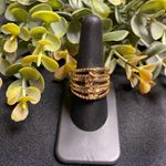 Paparazzi Crossing Signals Gold Ring (19) Photo 2