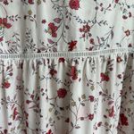 Misslook dress size M floral, baby doll‎ cottage core mini dress white red Size M Photo 8