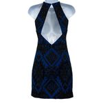 Anthropologie REVOLVE Parker Jaden Aztec Embellished Halter Open Back Sheath Mini Dress Photo 8