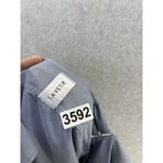 Lavetir Women's Formal Blue Short Sleeve Sheer Flutter Tie Back Size 16 Chiffon Photo 7