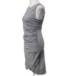 Lira Black & White Striped Sleeveless Ruched Side Dress Size Small Photo 2