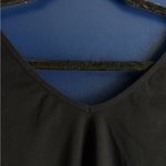 Yelete Elegant Black V-Neck reversible Women's Top Photo 1