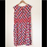 Kate Spade  100% Silk Abbey Sheath Geometric Dress Smocked Waist Size 2 Photo 3