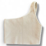 Babaton Aritzia Sculpt Knit One-Shoulder Cropped Tank Stretchy Tight Small Photo 0