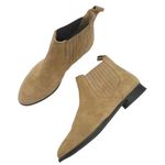 Jack Rogers  Pippa Suede Chelsea Boot Oak Leather Pull-On Bootie Women’s Size 9 Photo 3