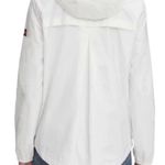 Tommy Hilfiger Women Windbreaker Rain White Hooded Jacket New Size M Photo 4