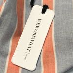 We Wore What Stripe Bisou Tie-Front Crop Top Photo 6