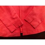 Coldwater Creek  Pink Silk‎ Linen Blend Blazer Jacket Women’s Small Career Office Photo 3
