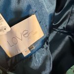 NWT Love by theia a line chiffon backless dress 10 black blue cocktail dress Photo 5