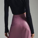 Anthropologie Faux Leather Mini Skirt, Size 10 Photo 2