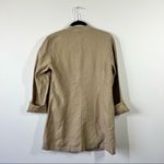 Chico's  linen‎ long line blazer w/ lace cuffs Photo 3