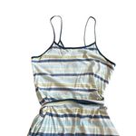 Anthropologie Eze Sur Mer Stripe Print Wrap Dress Spaghetti Strap Cotton Stretch Medium NWT Photo 7