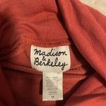 Madison & Berkeley Burnt Orange Cowl Neck Long Sleeve Tunic Top- Size Medium Photo 5