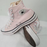 Converse  Chuck Taylor All Star Lift Platform High Gingham Light Pink Size 6 Photo 0