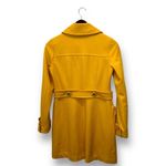 Anthropologie Tulle Women's Peacoat XS Mustard Yellow Retro Mod 70s Minimalist Photo 2