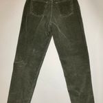 Talbots Vintage 1990s Olive Green Corduroy Trousers Size 6 Womens Photo 1