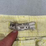 Free People Yellow Corduroy Cutoff Shorts 27 Photo 4