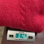 Icelandic designs red Cable Knit Sweater size medium Photo 9