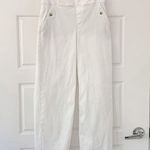 Spanx Stretch Twill Cropped Wide Leg Pant Bright White Photo 3