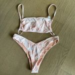 We Wore What  Leigh Top and Delilah Bottom in Pink Marble Photo 1