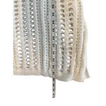 Women’s Cream Crochet Knit Bathing Suit Cover Up Tank Dress Size Small Beachwear Photo 7