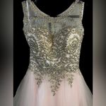 Fiesta Fashion Light Pink Sparkly Dress Size Small Photo 2