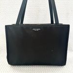Kate Spade Black Nylon Vintage Boxy Structured Top Handle Bag Essential Y2K Photo 1