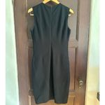 Elie Tahari  | Black Tweed Wrap Detail Sheath Cocktail Dress | US Size 8 Photo 1