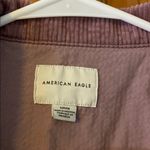 American Eagle  Size Small Women's Teen Girl Purple Mauve Corduroy Cropped Jacket Photo 2
