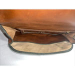 Brahmin Vintage‎ 90's  Crossbody Flap Top Purse Womens Tri Color Leather Bag Photo 7