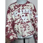 OU Oklahoma Sweatshirt Adult M Maroon Logo University Tie Dye Warm Size M Photo 3