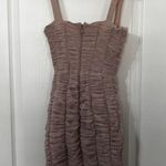 House Of CB Cate Ruched Minidress in Crystal Size XS Photo 5