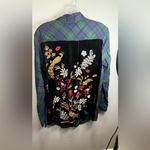 Johnny Was NEW Zuzu Velvet Back Oversized Shirt Size Small Photo 3