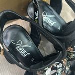 Spring Step Azura by  romantic suede floral embroidered open toe heeled sandals 7 Photo 2