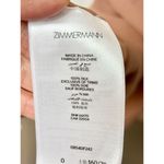 Zimmermann  Eden Gather Sleeve Sheer A-Line Midi Dress Biscuit Women's Size 0 Photo 4