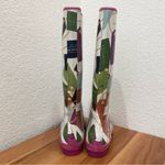 Coach F2460 Pammie Hang Tags Printed Colorful Fun Rain Boots Rubber Size 9B Photo 5
