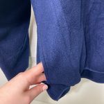 Vintage L.L. Bean outdoors Adult navy soft fleece quarter zip jacket medium Blue Photo 5