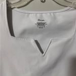 Chunpin Square Neck Notch V Neck Bodysuit White Photo 2