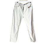 7 For All Mankind White Josefina Slim Denim Boyfriend Jeans Size 31 Photo 3