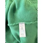 Free People Womens Cover Up Green Crochet Side Slit Sleeveless Beach One Size Photo 10