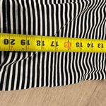 Theory  Navy and White Striped Open polo Tank Top Photo 6