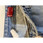 Women’s Levi's Red Tab Button Front Denim Medium Wash Skirt Blue Size 12 Photo 7
