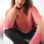 Free People Domino Prairie Sunset Alpaca Wool Blend Pullover Sweater Photo 3