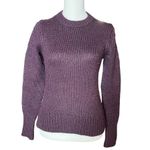 Club Monaco  wool alpaca blend eggplant sweater size Xs Photo 3