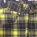 The Ragged Priest NWT Ragged Yellow and Black Plaid Jeans Sz 26 Photo 5