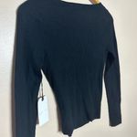 Leith SALE! Black Faux Wrap Sweater Size S NWT Photo 3