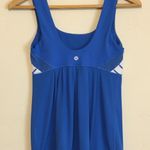 Lululemon | Elevate Blue Stripe Cinch Hem Tank Top Photo 2