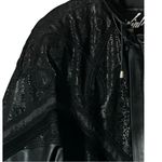 Vintage Winlit Leather Detail design women’s Jacket. SZ. S Black Photo 7