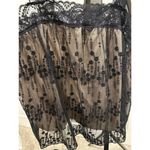 NEW Elegant Plus 1X Black Lace Cami Top Tan Underneath Thick Straps Photo 1